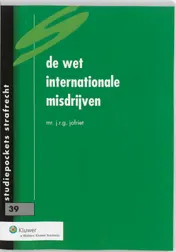 Omslag van De Wet internationale misdrijven