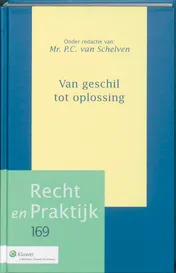 Omslag van Van geschil tot oplossing