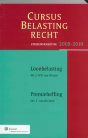 Omslag van Cursus Belastingrecht Loonbelasting/Premieheffing