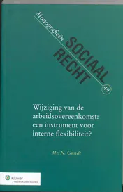 Omslag van Wijziging van de arbeidsovereenkomst