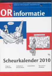 Omslag van OR informatie scheurkalender 2010