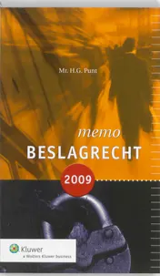 Omslag van Memo beslagrecht 2009