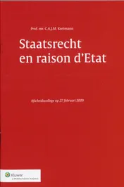 Omslag van Staatsrecht en raison d' Etat