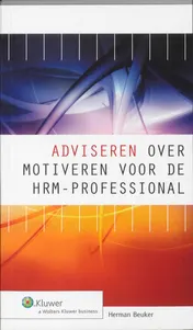 Omslag van Adviseren over motiveren voor de HRM-professional