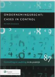 Omslag van Ondernemingsrecht: cases in control