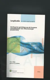 Omslag van Verdrag tot oprichting van de EG voor Atoomenergie