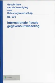 Omslag van Internationale fiscale gegevensuitwisseling