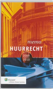Omslag van Huurrechtmemo 2009/2010