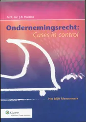 Omslag van Ondernemingsrecht: cases in control