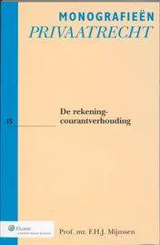 Omslag van De rekening-courantverhouding