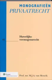 Omslag van Huwelijksvermogensrecht