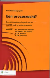 Omslag van Een procesrecht?
