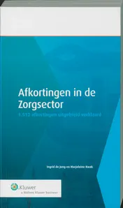 Omslag van Afkortingen in de Zorgsector