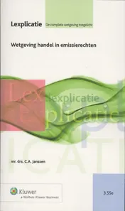Omslag van Wetgeving handel in emissierechten