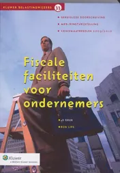 Omslag van Fiscale faciliteiten voor ondernemers