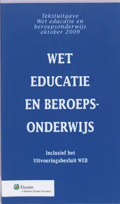 Omslag van Wet educatie en beroepsonderwijs