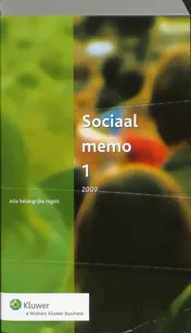 Omslag van Sociaal Memo 1