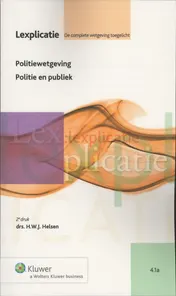 Omslag van Politiewetgeving Politie en Publiek