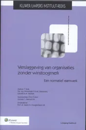 Omslag van Verslaggeving van organisaties zonder winstoogmerk