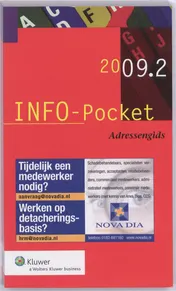 Omslag van INFO-Pocket 2009.2