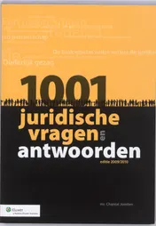 Omslag van 1001 Juridische vragen en antwoorden