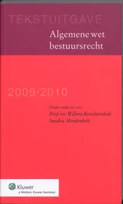 Omslag van Tekstuitgave 2009/2010 algemene wet bestuursrecht