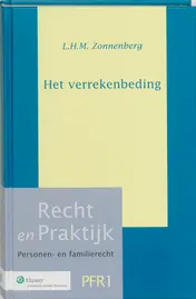 Omslag van Het verrekenbeding