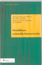 Omslag van Hoofdlijnen ruimtelijk bestuursrecht