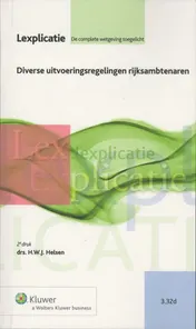 Omslag van Diverse uitvoeringsregelingen rijksambtenaren