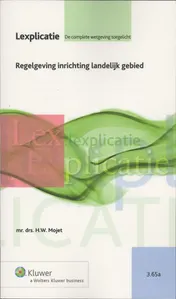 Omslag van Regelgeving inrichting landelijk gebied