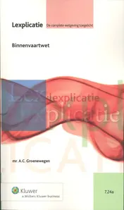 Omslag van Binnenvaartwetgeving