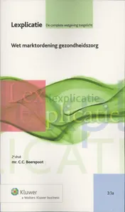 Omslag van Wet marktordening gezondheidszorg