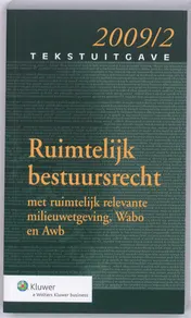 Omslag van Tekstuitgave Ruimtelijk Bestuursrecht
