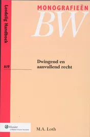 Omslag van Dwingend en aanvullend recht
