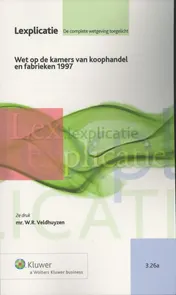 Omslag van Wet op de kamers van koophandel en fabrieken 1997