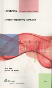 Omslag van Europese regelgeving luchtvaart