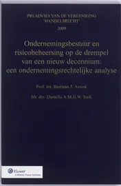 Omslag van Ondernemingsbestuur en risicobeheersing op de drempel van een nieuw decennium: een ondernemingsrechtelijke analyse