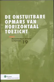 Omslag van De onstuitbare opmars van horizontaal toezicht