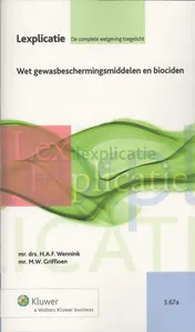 Omslag van Wet gewasbeschermingsmiddelen en biociden