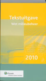 Omslag van Tekstuitgave Wet milieubeheer 2010