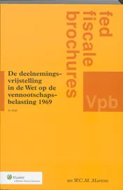 Omslag van De deelnemingsvrijstelling in de Wet op de vennootschapsbelasting 1969