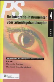Omslag van Re-integratie-instrumenten voor arbeidsgehandicapten