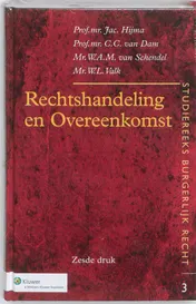 Omslag van Rechtshandeling en Overeenkomst