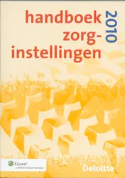 Omslag van Handboek zorginstellingen 2010