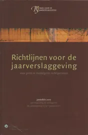 Omslag van Richtlijnen voor de jaarverslaggeving
