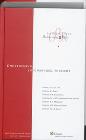 Omslag van Onderneming en financieel toezicht