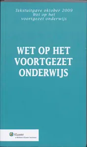 Omslag van Tekstuitgave Wet op het voortgezet onderwijs oktober 2009