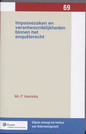 Omslag van Impassezaken en verantwoordelijkheden binnen het enquêterecht
