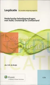 Omslag van Nederlandse Belastingverdragen met Italië, Oostenrijk en Zwitserland