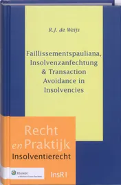 Omslag van Faillissementspauliana, Insolvenzanfechtung & Transaction avoidance in insolvencies